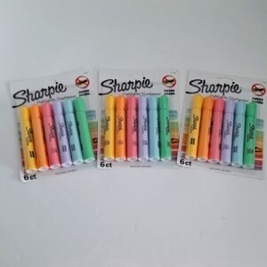 Assorted Highlighters - 6 Pack Sharpie